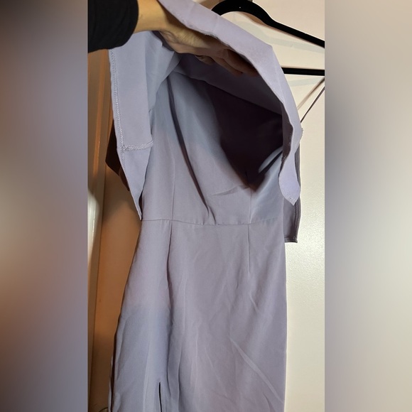 superdown Jenna One Shoulder Mini Dress in Gray XS - Picture 7 of 10